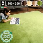 高密度フランネルマイクロファイバー・ラグマットXLサイズ(200×300cm)洗えるラグマット|ナルトレア ホームテイスト