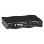 EMD2002SE-R KVMエクステンダー EmeraldSE IP-KVMレシーバ (DVIx2 USBx4 1000BASE-Tx1) BLACK BOX