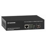 LPS500A-MM-LC-R3 ギガビットメディアコンバータ PoE マルチモード 850 LC 電源内蔵 BLACK BOX