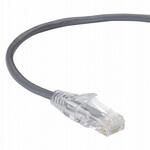 C6APC28-GY-15 Slim-net CAT6A細径パッチケーブル 28AWG 灰 500MHz PVC 4.5m BLACK BOX