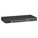 LGB5128A-R2 SFP ギガビット・マネージド・スイッチ 100/1000 SFP(20)+デュアルメディアUTP/SFP(4)+1/10G SFP+(4) BLACK BOX