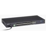 LGB5124A-R2 SFP ギガビット・マネージド・スイッチ 100/1000 SFP(20)+デュアルメディアUTP/SFP(4) BLACK BOX