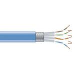 EVNSL0272BL-1000 CAT6 250MHzシールド付より線PVCバルクケーブル 青 304.8m BLACK BOX