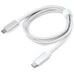JTCC322-10SV USB3.2 Gen2 TYPE-C to TYPE-Cケーブル 1m SLIVER JTT