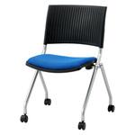ミーティングチェア FJC ブラックタイプ 肘なし ジョインテックス