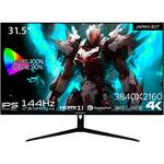 JN-IPS315G144UHDR ゲーミング液晶ディスプレイ 31.5型/3840×2160/DP×2、HDMI×2/ブラック/スピーカー：有 JAPANNEXT