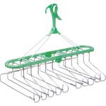 新機能 折りたたみ8連ハンガー スライド レック Lec 洗濯ハンガー 通販モノタロウ W 250