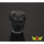 100-SK500-SM ダイヤカットシフトノブ 泡入り 60mm 変換アダプター付き スモーク MAD MAX(マッドマックス)