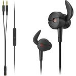 ヘッドホン ヘッドセット マイク付き 有線 Φ3.5mm4極ミニプラグ 耳栓型タイプ 無指向性 【PS5/PS4/Nintendo Switch/Nintendo Switch Lite】対応 ゲーミング 高音質 ブラック エレコム