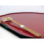 最高級箸「持て成し箸」 竹一番 先細帯付燻 アステップ