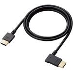 HDMI ケーブル HIGH SPEED with Ethernet L字 左向き 4K 30Hz やわらか RoHS指令準拠 エレコム