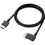HDMI ケーブル HIGH SPEED with Ethernet L字 右向き 4K 30Hz やわらか RoHS指令準拠 エレコム