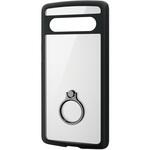 PM-P231TSLFCRBK Google Pixel 7a ケース ハイブリッド 衝撃吸収 軽量 薄型 リング付 背面クリア TOUGH SLIM LITE エレコム