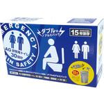 非常用トイレセットお徳用30回分〔アルミ凝固剤6g(吸水ポリマー、ヤシ殻活性炭、銀配合)X30袋、汚物袋X30袋〕 ブレイン
