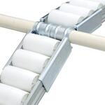 EF-2067CB Φ28イレクターパイプ用 クリフォームプラコンワイド受け金具 矢崎化工