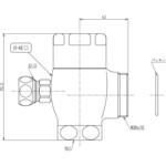 TH347-1N 止水栓(TV750型他用、ウォシュレット接続金具付) 1個 TOTO