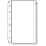 WPR265 システム手帳キーワード ポケットサイズ用リフィル ファスナー付ホルダー レイメイ藤井