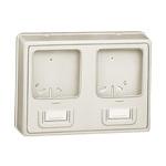 河村電器産業 MX133 ワットメーターボックス ライトベージュ