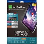 TB-A23PLFLGAR iPad Pro 12.9インチ 第6/5/4/3世代 用 ガラスフィルム 超高透明 光反射軽減 ガイドフレーム付 強化ガラス 表面硬度10H 指紋防止 飛散防止 気泡防止 エレコム