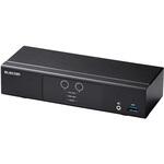 KVM-NHUS2 KVMスイッチ 切替器 4K ディスプレイ端子 HDMI/マウス・キーボード端子 USB-Aポート エレコム