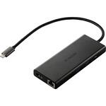 USB-C ハブ ドッキングステーション 10in1 PD対応 100W 10Gbps 【Type-Cx2 USB-Ax4 HDMIx1 LANx1 SD】 エレコム