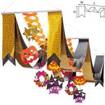 TA4-0169 キャンディハロウィンプリーツ2連ペナント アルファ(販促)
