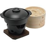 和ごころ懐石 せいろ付陶器製鍋コンロ付セット パール金属
