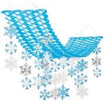 SV5-1012 バリュースノーフレークプリーツハンガー アルファ[販促]