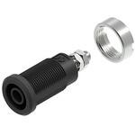 76-1656 バナナ ジャック 4MM 36A M4 スタッド BLK TENMA(天馬)