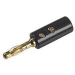 PSG03481 バナナ プラグ 金メッキ ブラック MULTICOMP