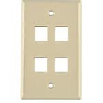 FPQUAD-I フェースプレート 4ポート ABS アイボリー ヘラマンタイトン(旧:タイトン)