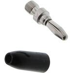 108-0303-001 バナナ プラグ 15A ソルダーレス ブラック 東芝テリー