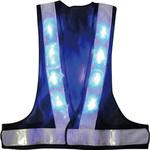 青色LED安全ベスト 60mm巾 仙台銘板