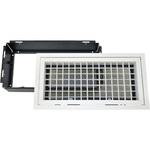 ユニバーサル型吹出口 VH (HV) 型(アルミ製) HVF二重枠 フカガワ