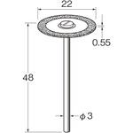 電着ダイヤモンドディスク リューター(日本精密機械工作)