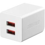 BSMPA2402P2WH 2.4A USB急速充電器 AutoPowerSelect機能搭載 BSMPA2402Pシリーズ BUFFALO(バッファロー)