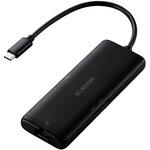 ドッキングステーション 7in1 イーサネット対応 Type-C/USB-A x2/HDMI/SD/microSD/LANポート入力 エレコム