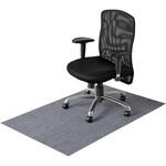 FB-CM01GY-AZ チェアマット 90cm×140cm 厚さ4mm ずれにくい ノンスリップ加工 マット デスク 椅子 移動スムーズ エレコム