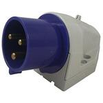 630306 インレット 表面 230V 32A 2P+EWAY WALTHER