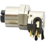 センサー コネクタ M12 8P メス パネル AMPHENOL