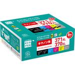 ECH-C371XL-6P リサイクルインクカートリッジ Canon BCI-371XL+370XL/6MP 6色セット(大容量) エコリカ
