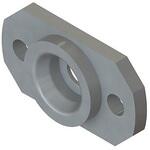 012-80-487/020 スムーズボア フランジ 3MM RF 同軸 CONN AMPHENOL