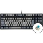 IK-CD87-G/BL-BK TKLサイズメカニカルキーボード 91列 青軸(クリッキー) プリンストン