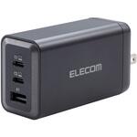 EC-AC66120BK AC充電器 120W USB PD対応 3ポート Type-C×2 USB-A 1ポート最大100W 折りたたみ式プラグ エレコム