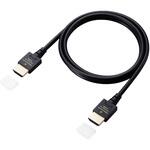 HDMIケーブル 細い プレミアム <Ver2.0> 4K2K(60Hz) 【Premium HDMI(R) Cable規格認証済み】 eARC エレコム