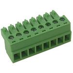 EBK-08-B. ターミナル ブロック ユーロスタイル 8 ポジション 24-12AWG MULTICOMP