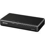 Giga 8ポート スイッチングハブ 電源外付け プラスチック筐体 マグネット付 BUFFALO(バッファロー)