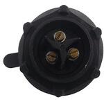 PX0730/P 円形 コネクタ プラグ 3WAY パネル BULGIN