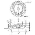 塩ビ製通気蓋 グレー 東栄管機
