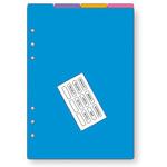 WAR5501 キーワード リフィル A5 カラーインデックス 1冊(4枚